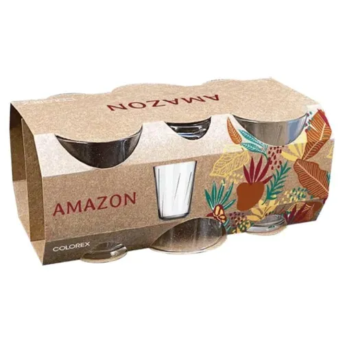 Jogo De 6 Copos Multiuso Amazon 190ml Nadir